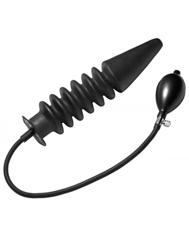 Image du Plug Anal Gonflable XL Accordion par XR Brands, sextoy de dilatation anale de haute qualité-1