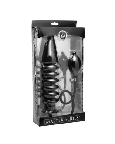 Image du Plug Anal Gonflable XL Accordion par XR Brands, sextoy de dilatation anale de haute qualité-2