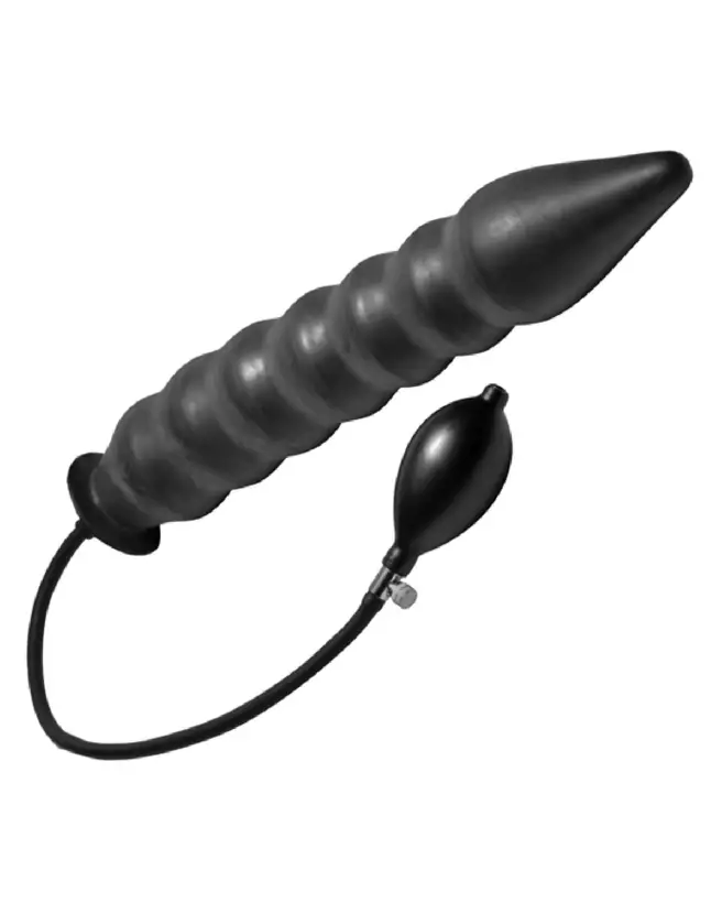 Image du Plug Anal Gonflable XL Accordion par XR Brands, sextoy de dilatation anale de haute qualité-4