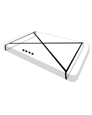 Image du Set de Liaison pour Lit Interlace de XR Brands, attaches de lit élégantes-4