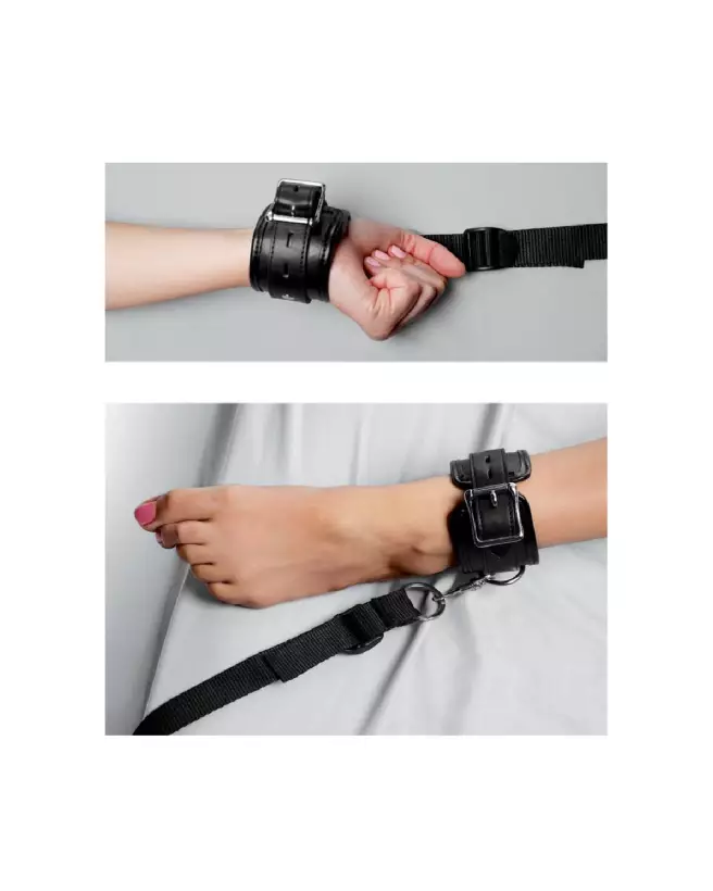 Image du set de fixation pour lit XR Brands, attaches de sécurité et confort-5