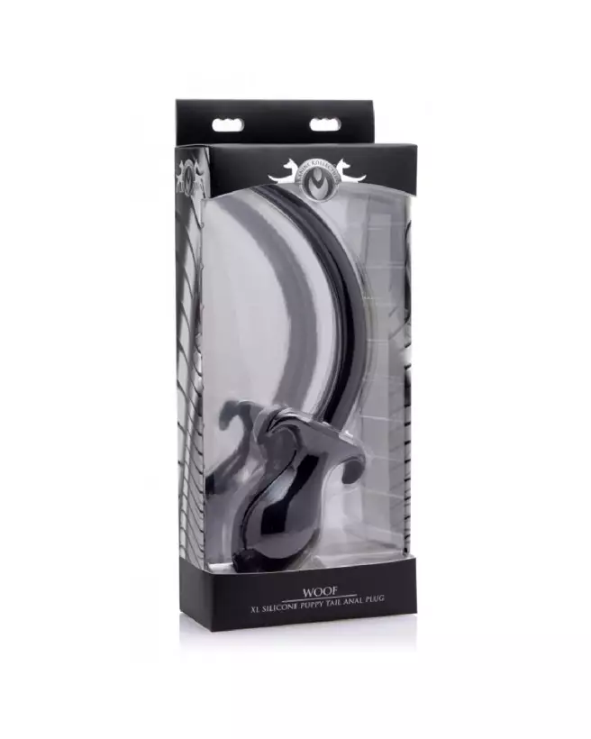 Woof XL Silicone Puppy Tail Butt Plug par XR Brands-2