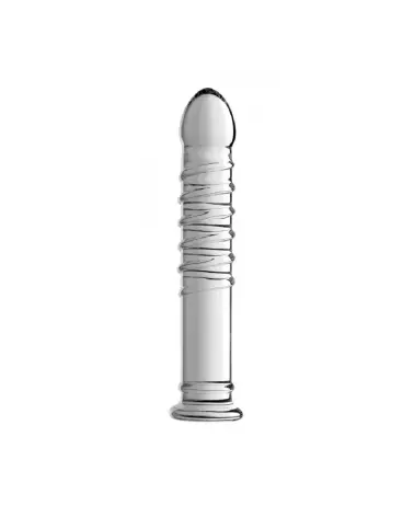 Behemoth Ribbed XL Dildo de XR Brands en action, jouet sexuel texturé pour plaisir intense-3