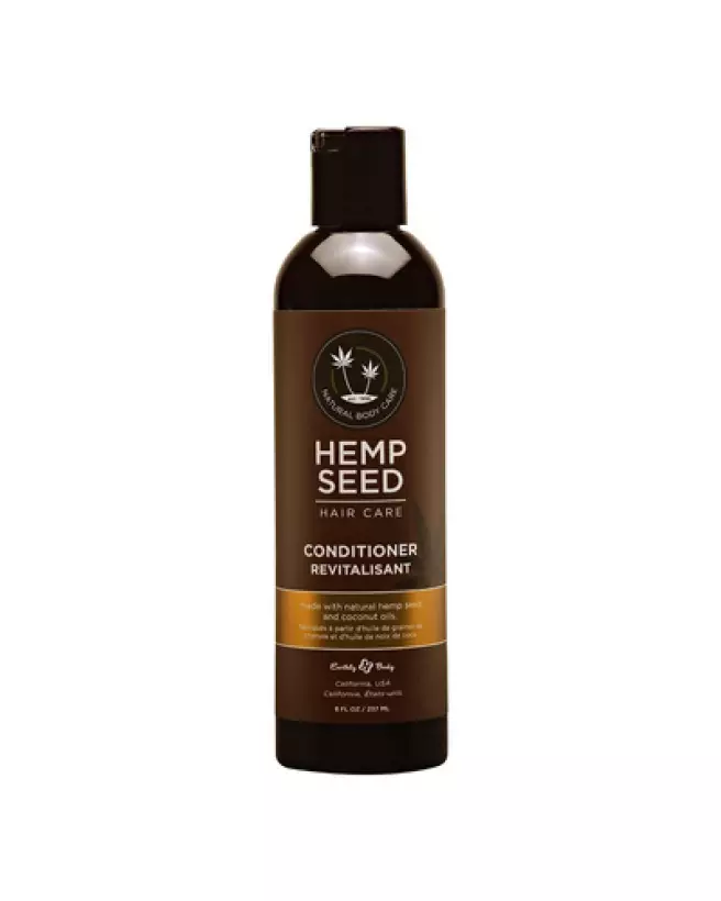 Conditionneur capillaire Earthly Body à l'huile de chanvre pour hydratation intensive-1