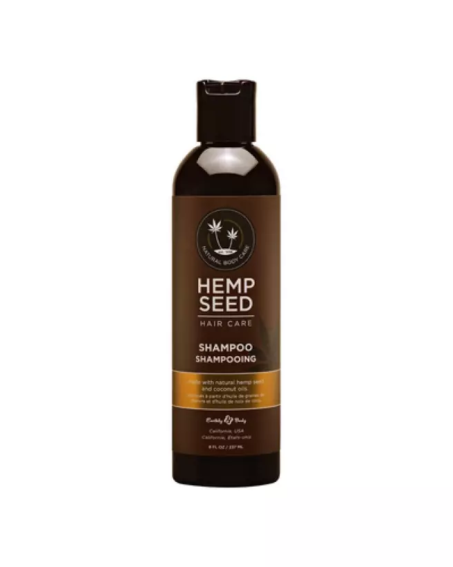 Shampooing aux graines de chanvre Earthly Body pour soins capillaires nourrissants-1
