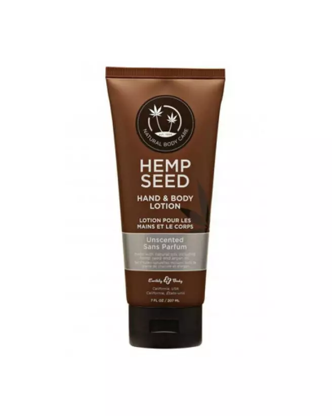 Image de la Lotion Mains et Corps Sans Parfum Earthly Body 7 fl oz, idéale pour peaux sensibles, naturelle et hydratante-1