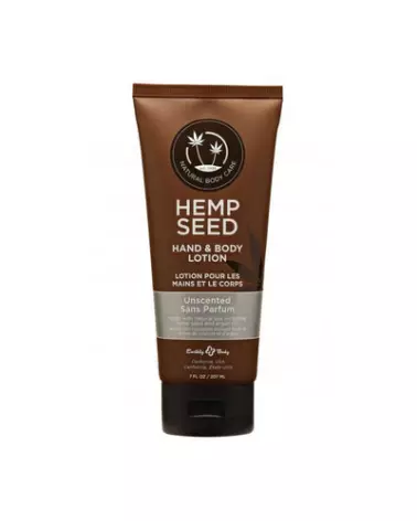 Image de la Lotion Mains et Corps Sans Parfum Earthly Body 7 fl oz, idéale pour peaux sensibles, naturelle et hydratante-1