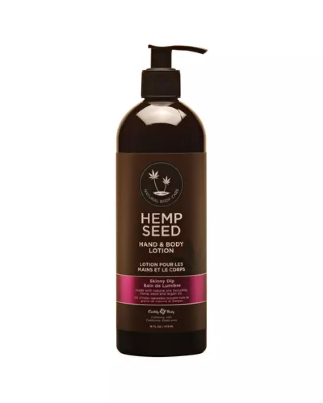 Image de la lotion pour mains et corps Skinny Dip 473 ml par Earthly Body, hydratante et naturelle-1