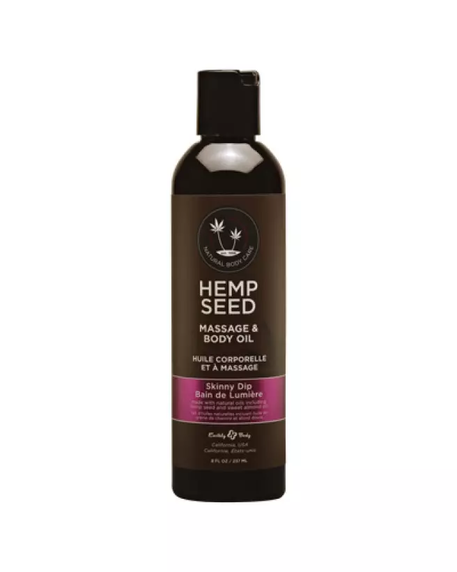 Huile de massage Skinny Dip Earthly Body naturelle hydratante-1