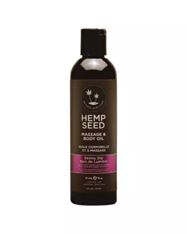 Huile de massage Skinny Dip Earthly Body naturelle hydratante-1