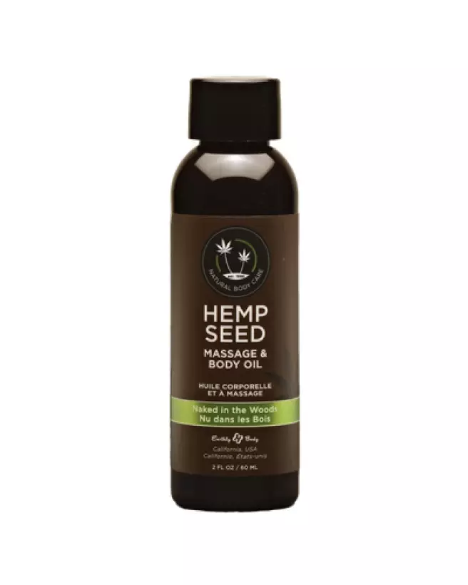 Huile de massage Naked in the Woods Earthly Body bio et naturelle-1