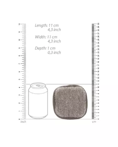 Square Face Pad de Touché by Shots pour soins intimes et nettoyage doux-4