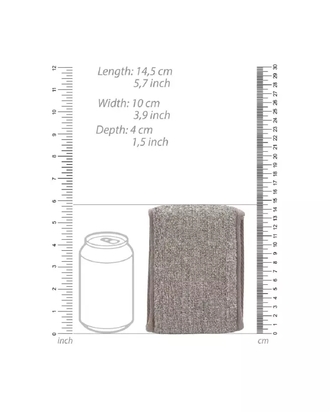 Éponge de bain manuelle Touché by Shots pour soins intimes-4