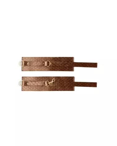 Menottes chevilles Xplay by Allure en cuir sécurisées et ajustables-3