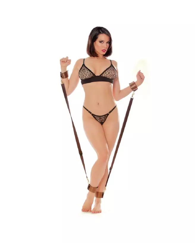 Image des Wrist to Ankle Binders de Xplay by Allure - Accessoires BDSM sécurisés et confortables-3