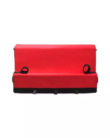 Banc Love Bench Rouge XR Brands dans jardin-6