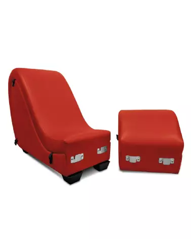 Chaise Kinky Sex de XR Brands avec coussins d'amour rouges-2