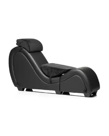 Chaise Kinky Sex noire avec coussins d'amour de XR Brands-2