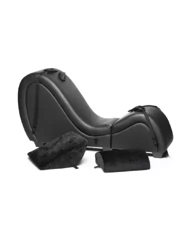 Chaise Kinky Sex noire avec coussins d'amour de XR Brands-6
