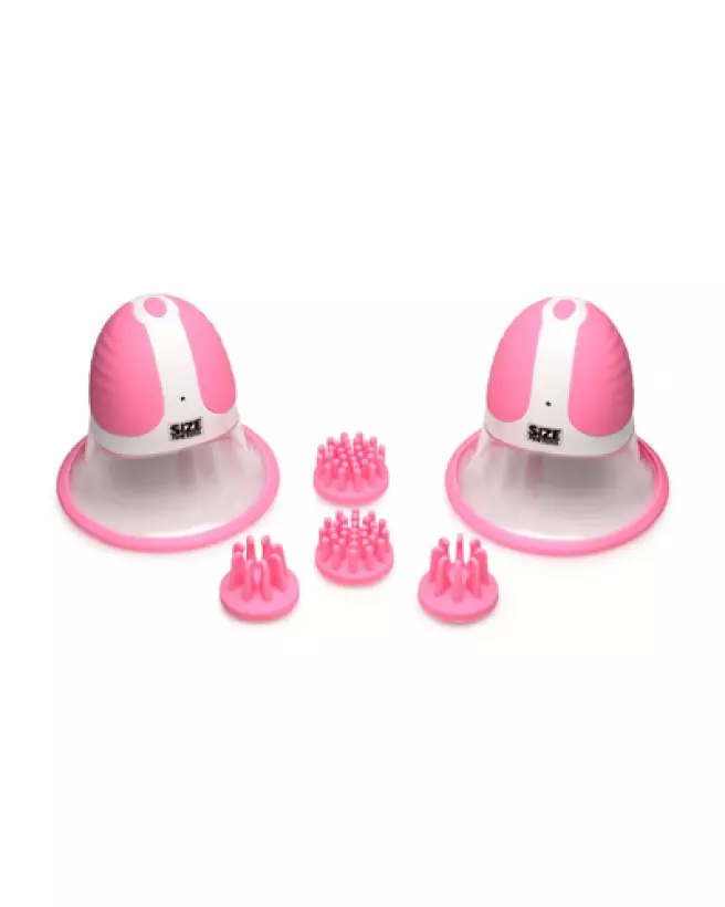 XR Brands Silicone Nipple Suckers avec Attachements Rotatifs-1
