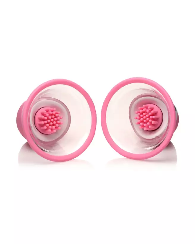 XR Brands Silicone Nipple Suckers avec Attachements Rotatifs-4
