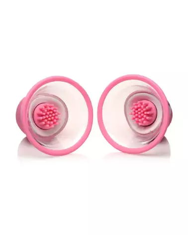 XR Brands Silicone Nipple Suckers avec Attachements Rotatifs-4