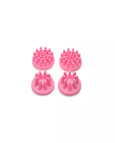 XR Brands Silicone Nipple Suckers avec Attachements Rotatifs-6