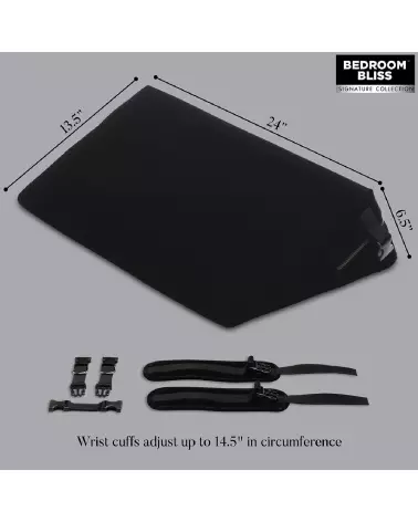 Coussin érotique noir Bondage Cushion de XR Brands pour jeux sensuels-7