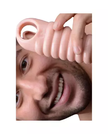 Image de la Sleeve d’Agrandissement Pénien Côtelée XR Brands-4