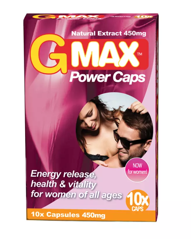 Gmax Perla Rosa Femme stimulant rapide 10 gélules effet immédiat-1