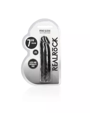 Gaine pénis RealRock 17 cm pour augmentation taille et endurance-2