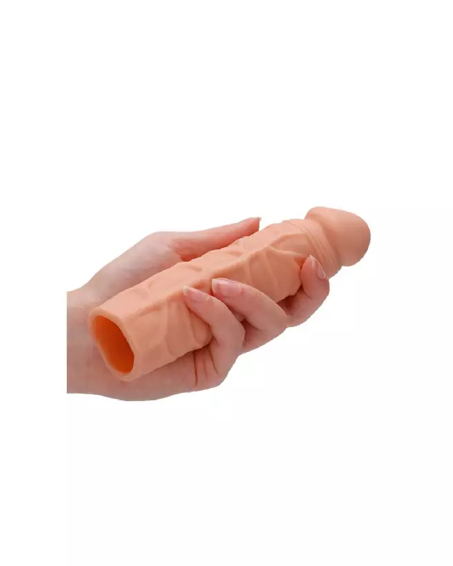 Gaine Penis Sheath 7/17 cm RealRock by Shots pour performance et plaisir-7