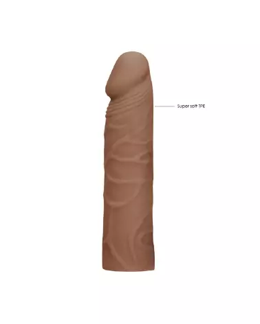 Gaine Penis Sheath 7/17 cm RealRock by Shots pour augmentation taille et confort-6
