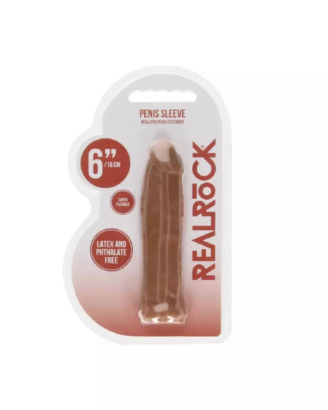 Gaine Pénis RealRock by Shots 6/16 cm pour augmentation taille et endurance-2