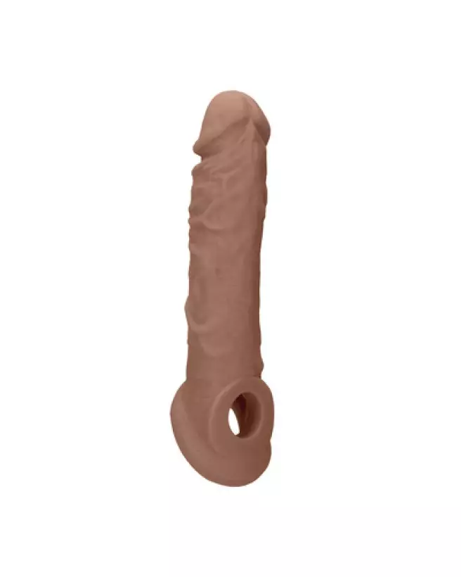 Gaine Penis Sheath 20 cm RealRock by Shots pour augmentation taille et performance-1