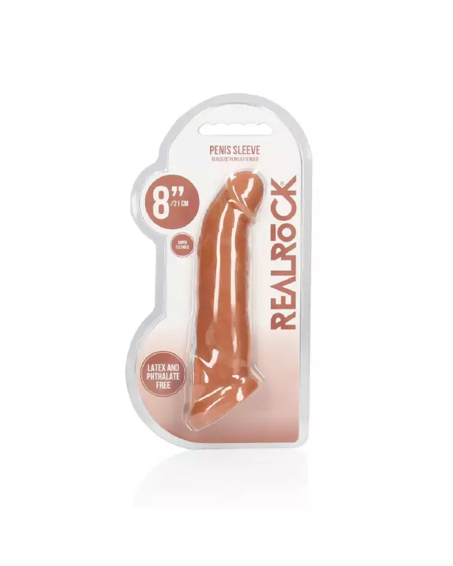 Gaine Penis Sheath 20 cm RealRock by Shots pour augmentation taille et performance-3