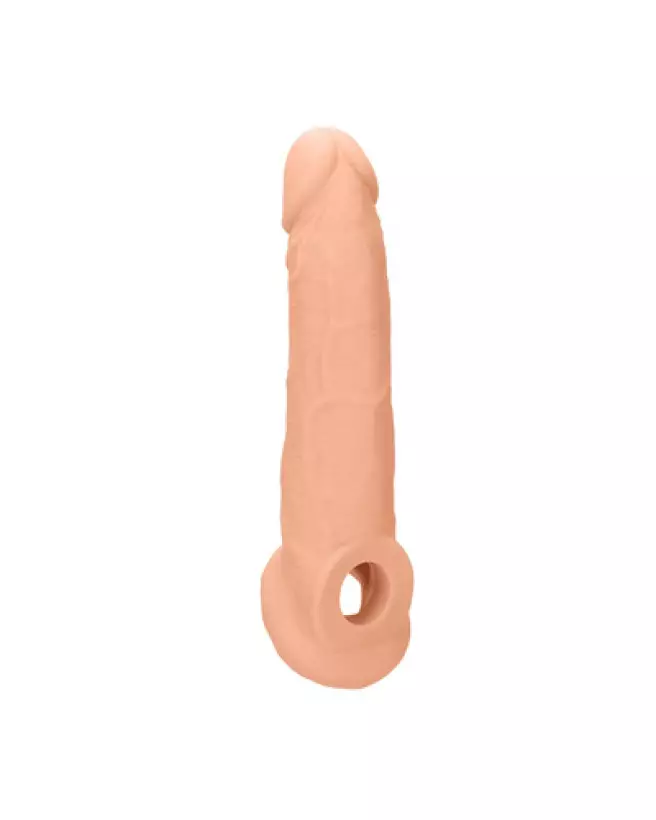 Gaine Pénis Extenseur RealRock 23 cm en Silicone Haute Qualité-1