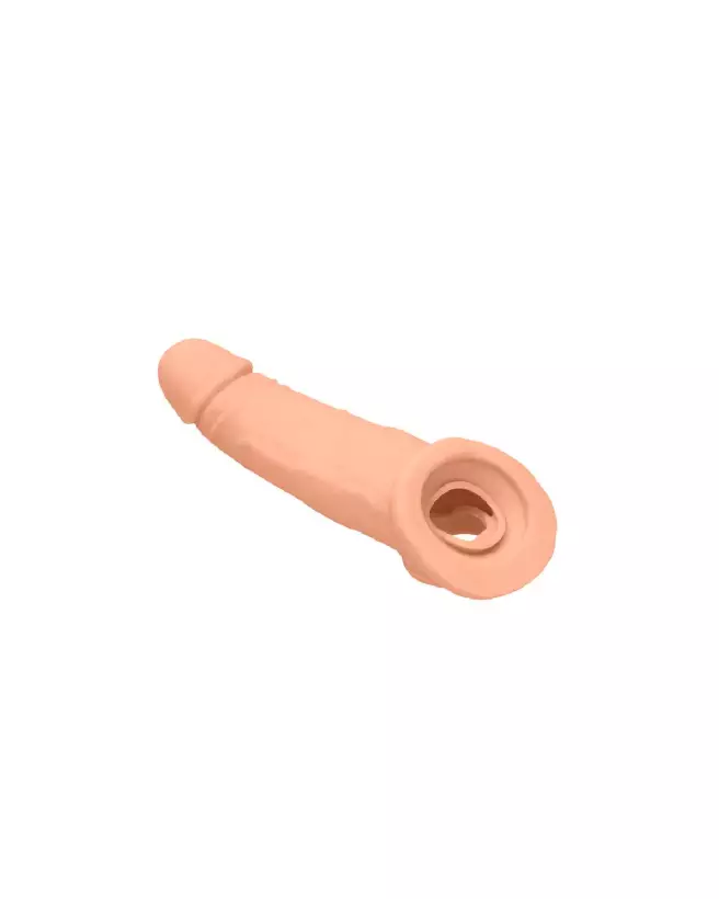 Gaine Pénis Extenseur RealRock 23 cm en Silicone Haute Qualité-5