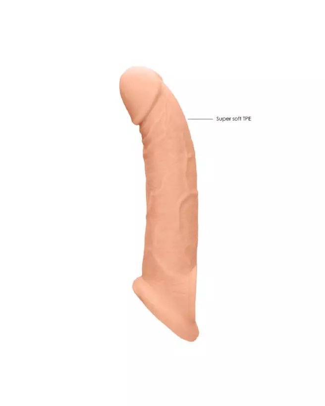 Gaine Pénis Extenseur RealRock 23 cm en Silicone Haute Qualité-6