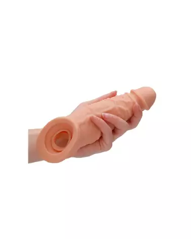 Gaine Pénis Extenseur RealRock 23 cm en Silicone Haute Qualité-7