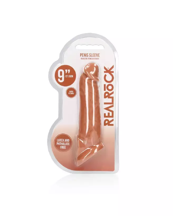Gaine Penis Sheath 9/23 cm RealRock by Shots pour agrandissement-2