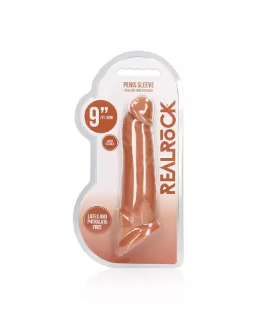 Gaine Penis Sheath 9/23 cm RealRock by Shots pour agrandissement-2