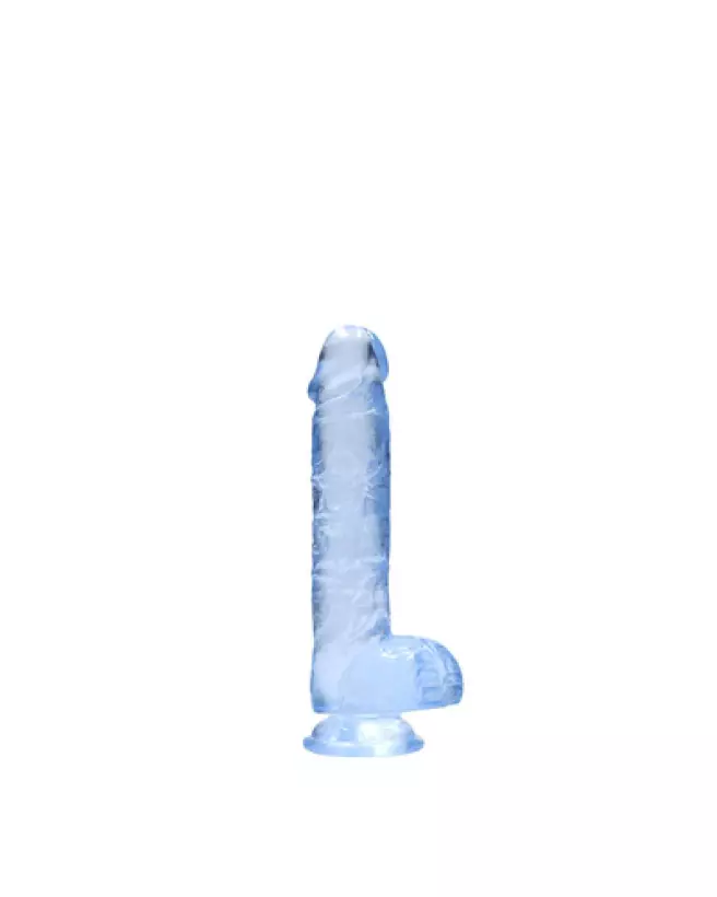 Dildo réaliste avec testicules Jelly 15 cm de RealRock by Shots-1