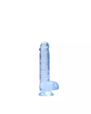 Dildo réaliste avec testicules Jelly 15 cm de RealRock by Shots-1