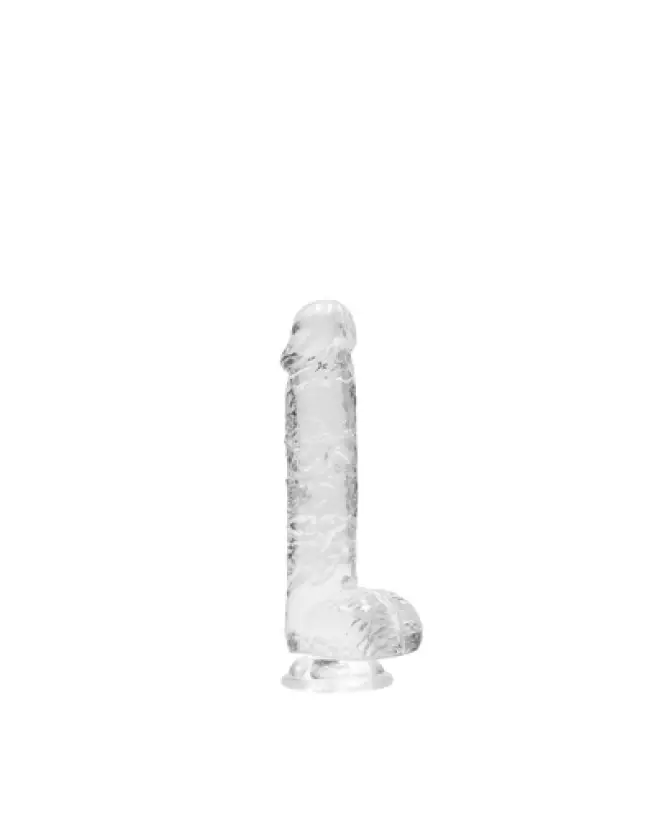 Image du Dildo Réaliste avec Testicules Jelly de RealRock by Shots - 15 cm-1