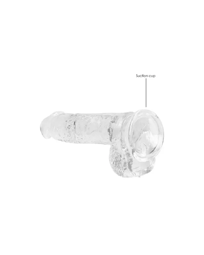 Image du Dildo Réaliste avec Testicules Jelly de RealRock by Shots - 15 cm-5