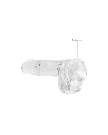 Image du Dildo Réaliste avec Testicules Jelly de RealRock by Shots - 15 cm-5