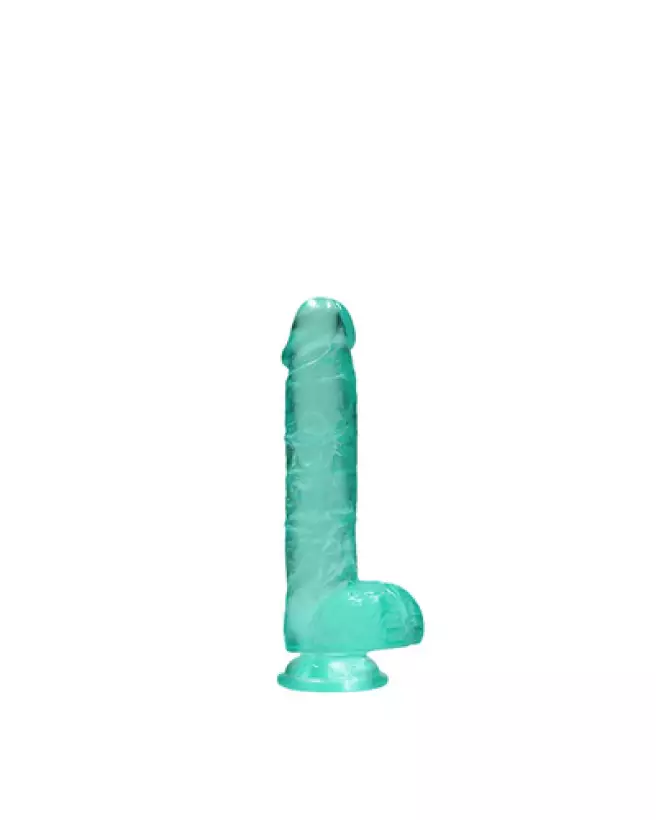 Dildo réaliste avec testicules RealRock by Shots en Jelly 6 pouces-1