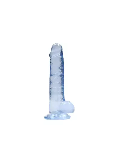 Dildo réaliste avec testicules Jelly 17 cm marque RealRock by Shots-3