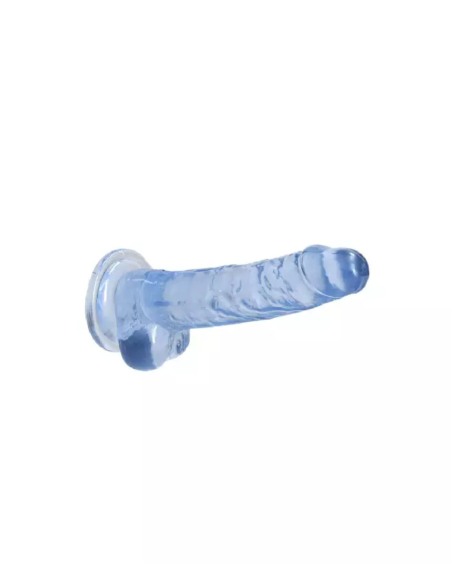 Dildo réaliste avec testicules Jelly 17 cm marque RealRock by Shots-4